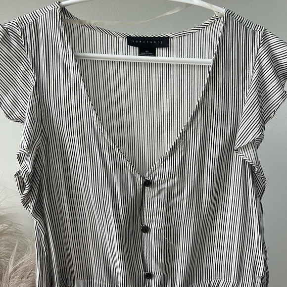 Striped jumpsuit - Picture 2 of 3